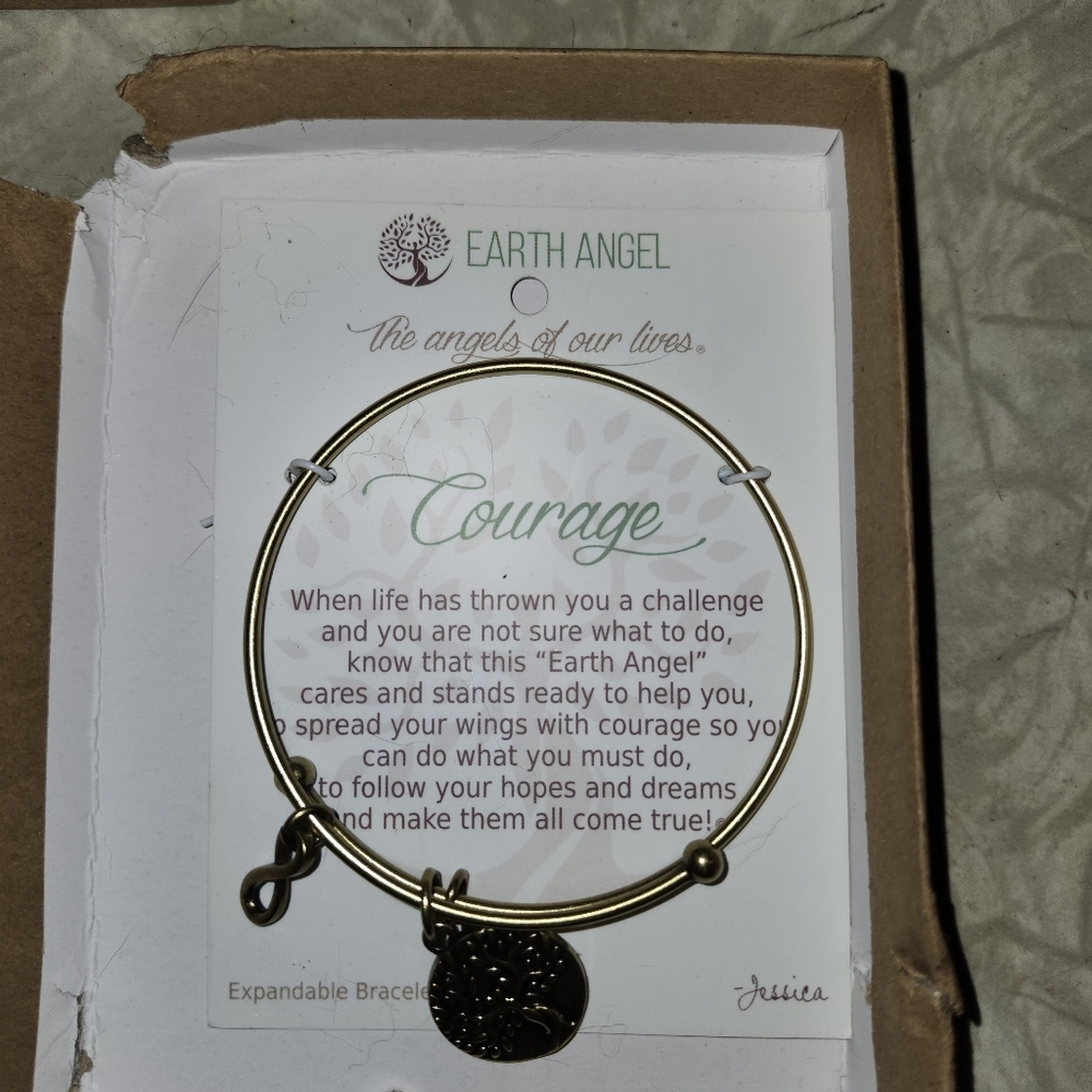 Earth Angels Courage Adjustable Bracelet New